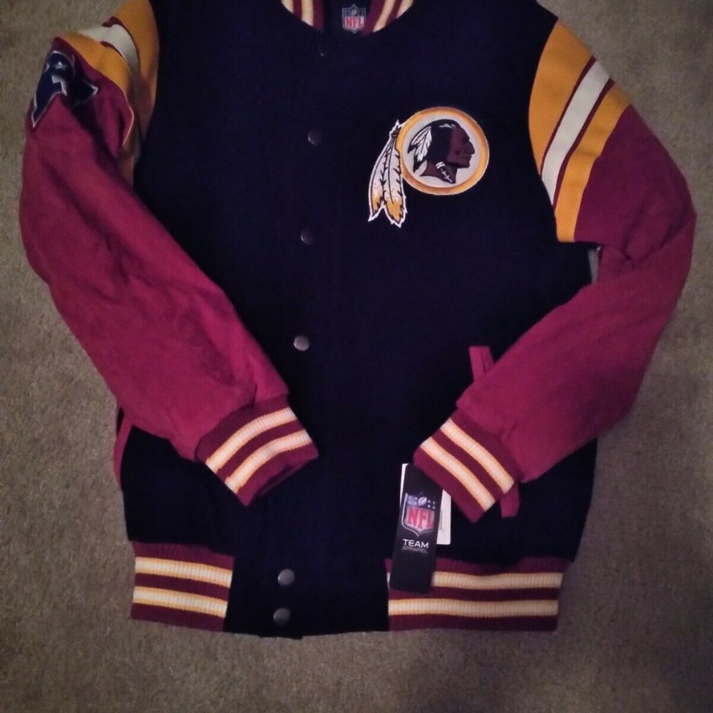 Washington Redskins NFL Suede Jacket NWT